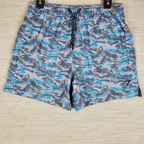 Gymshark Swim Gym Shark Bathing Suit Mens S Camo Classicore Preppy